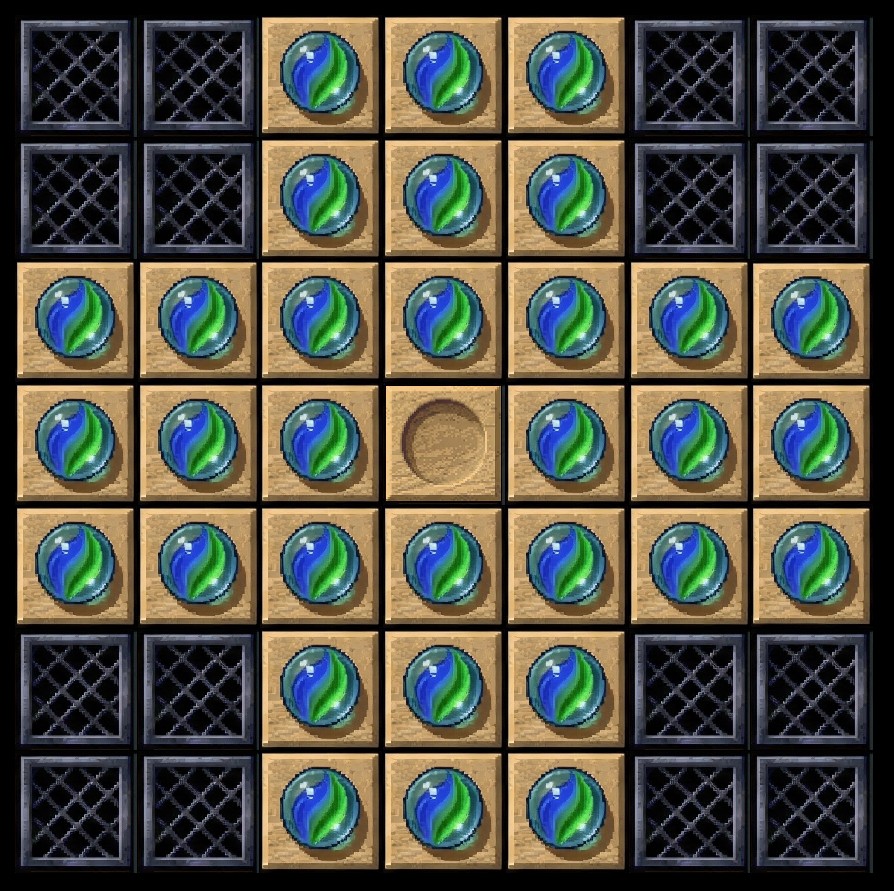 image of peg board grid