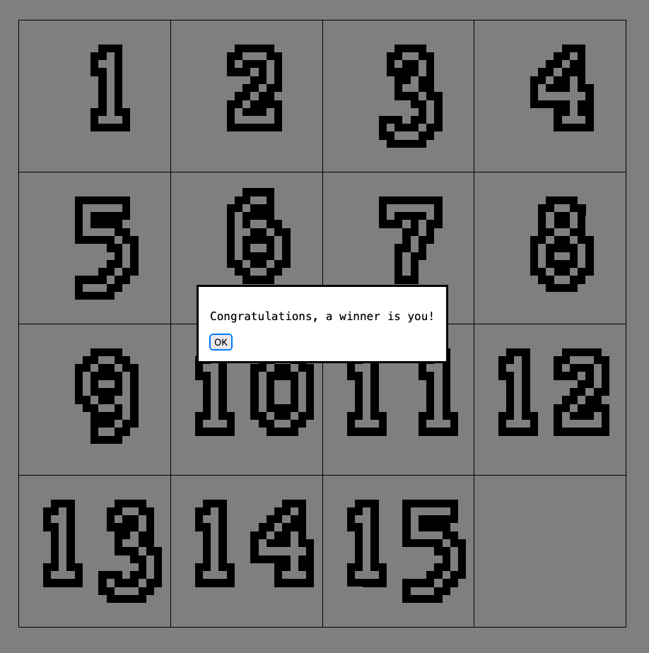 a solved puzzle